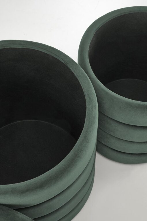 PACHO dark green pouf with storage box — изображение 3