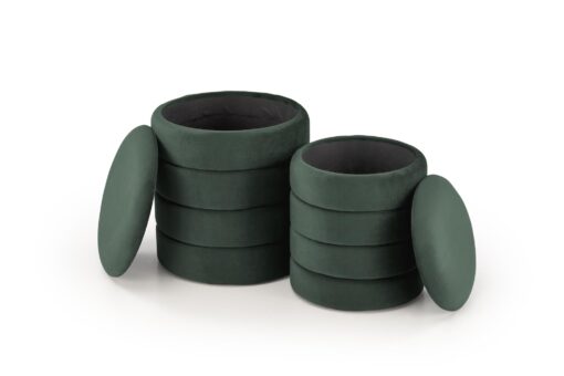 PACHO dark green pouf with storage box — изображение 5