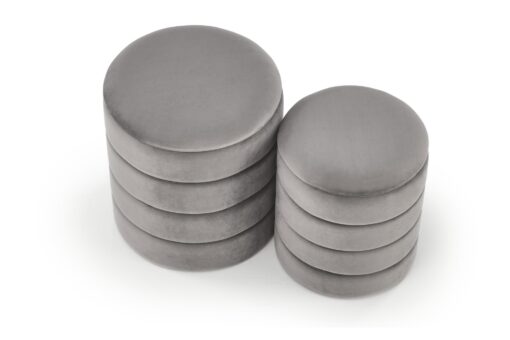 PACHO grey pouf with storage box — изображение 2