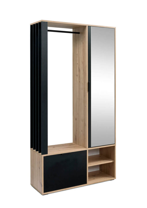 MILO clothes rack artisan oak / black colored - Image 3