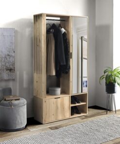MILO clothes rack artisan oak colored