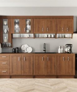 Kitchen furniture set MARGARET 3 260 walnut / walnut