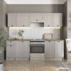 Kitchen furniture set VIVIAN 240 cashmere / cashmere