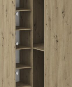 Nurga riidekapp FORMO K8 tamm 91/91/238cm