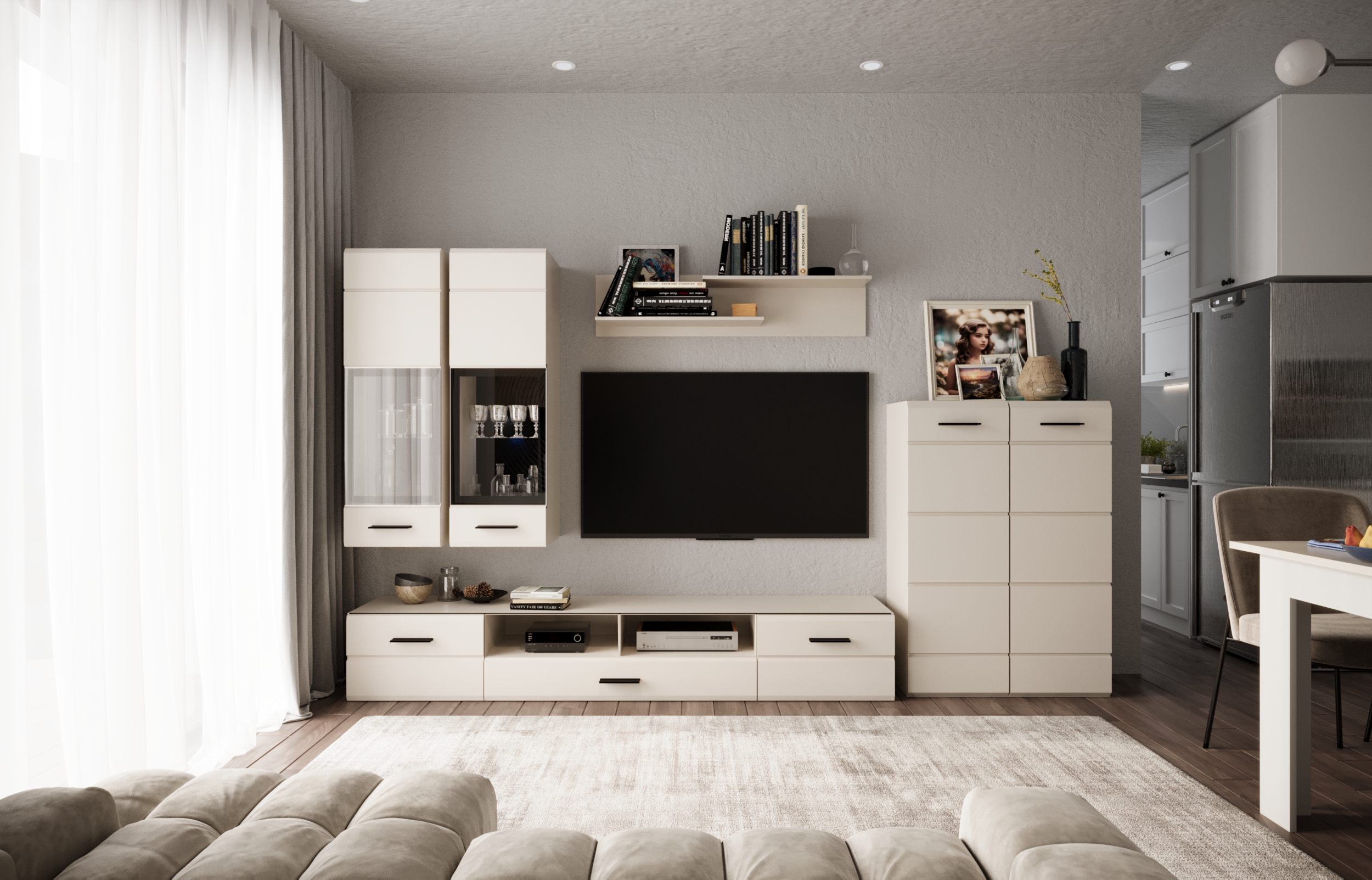 Elutoamööblikomplekt Valetta cashmere